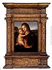 Bernardino Pinturicchio The Madonna And Child Before A Landscape painting